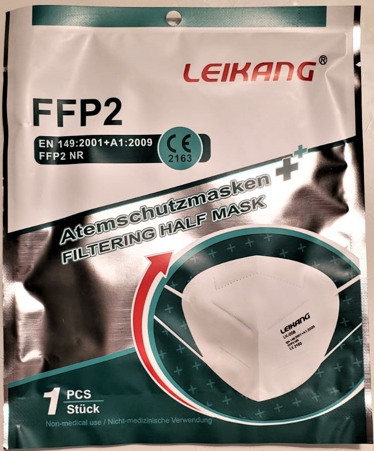 Leiklang Atemschutzmaske Einzelverpackung  GreenSun Germany
